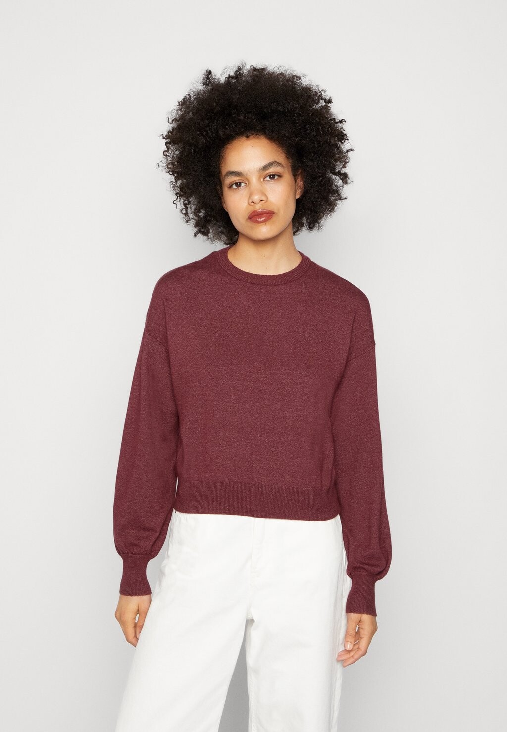 

Джемпер ONLY Onllely L/S Knt Noos, виндзорское вино, Коричневый