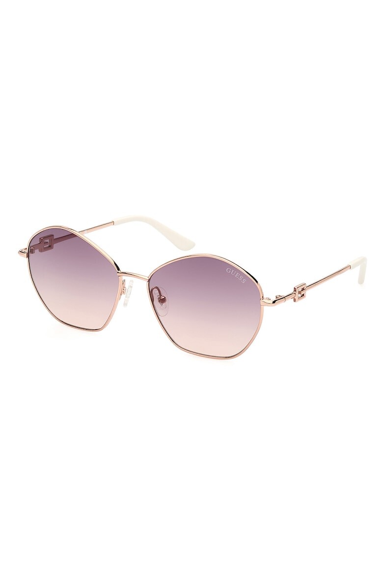 

Солнцезащитные очки с градиентом Guess, розовый