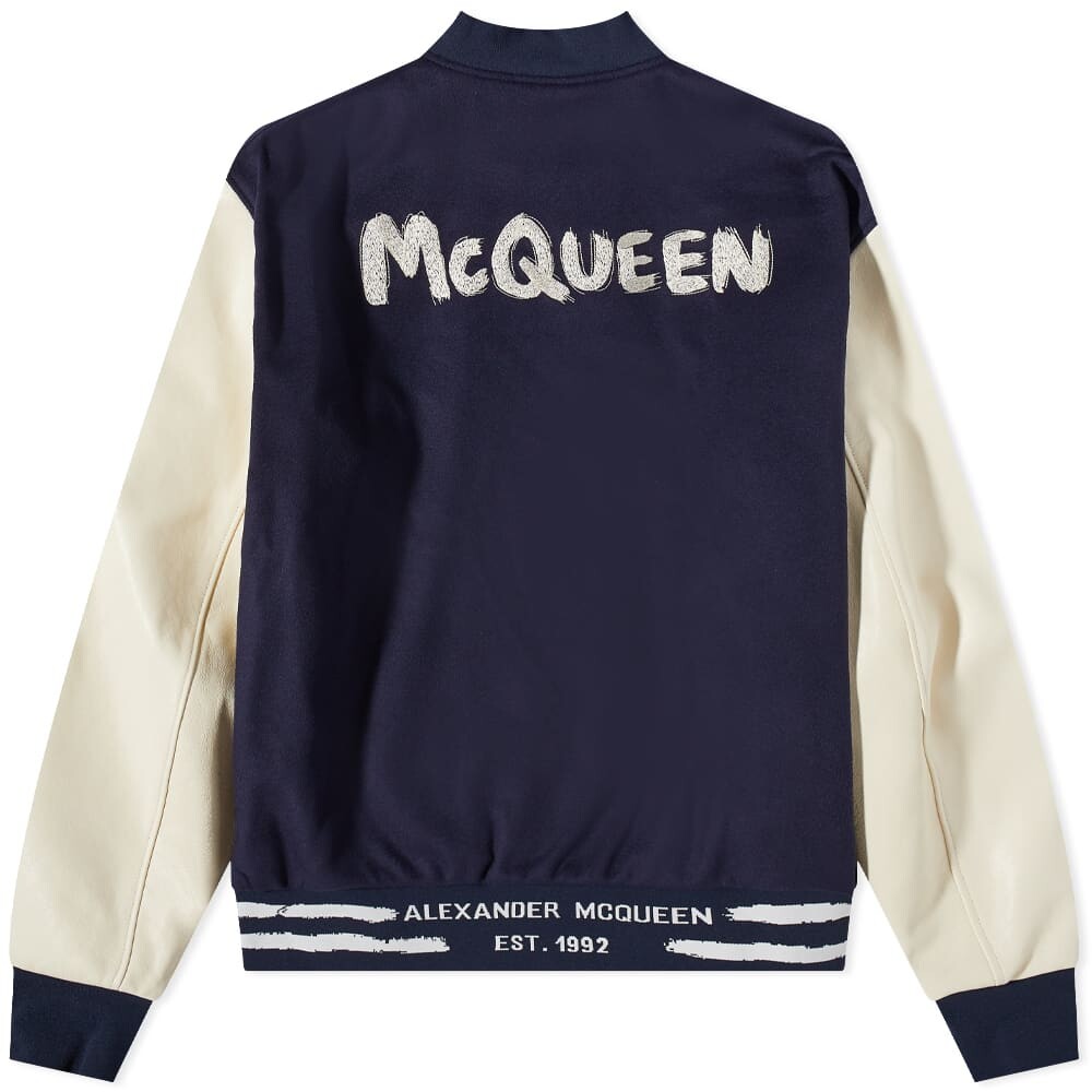 

Сувенирная куртка Grafitti Back Logo Alexander McQueen, Черный