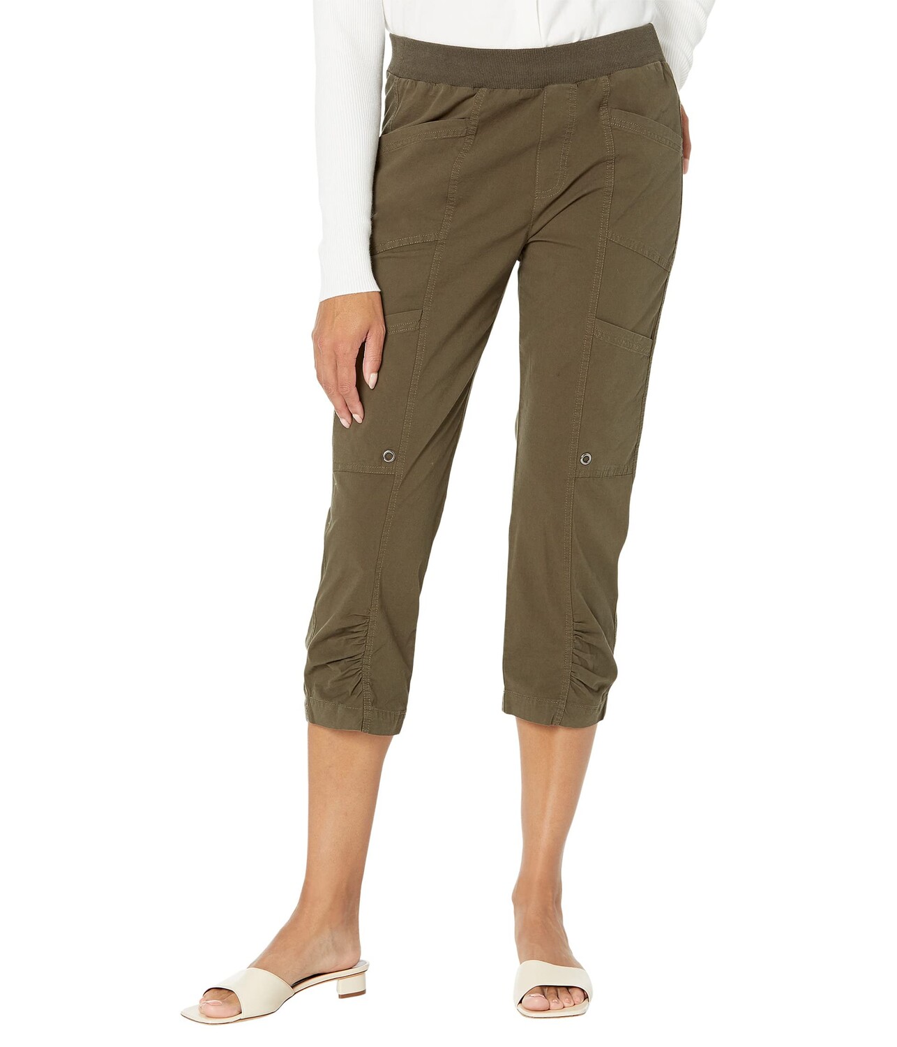 

Брюки Elliott Lauren, Poplin Elastic Waist Pull-On Pants