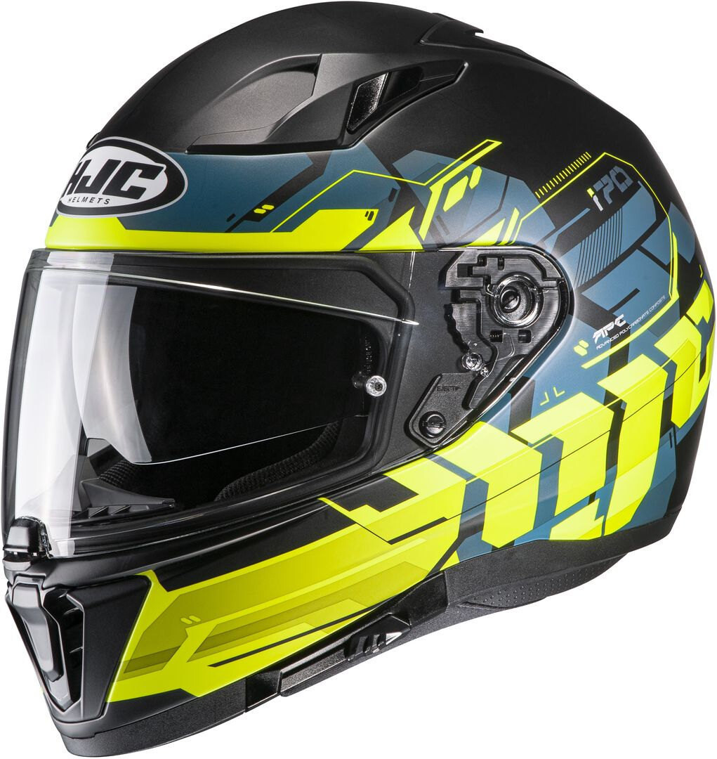 

Шлем HJC i70 Alligon, черный/желтый
