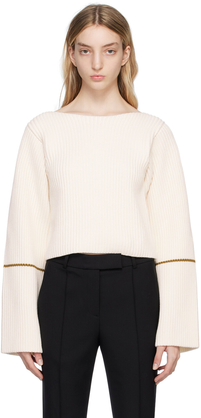 

Off-White Свитер Linda Helmut Lang, Белый