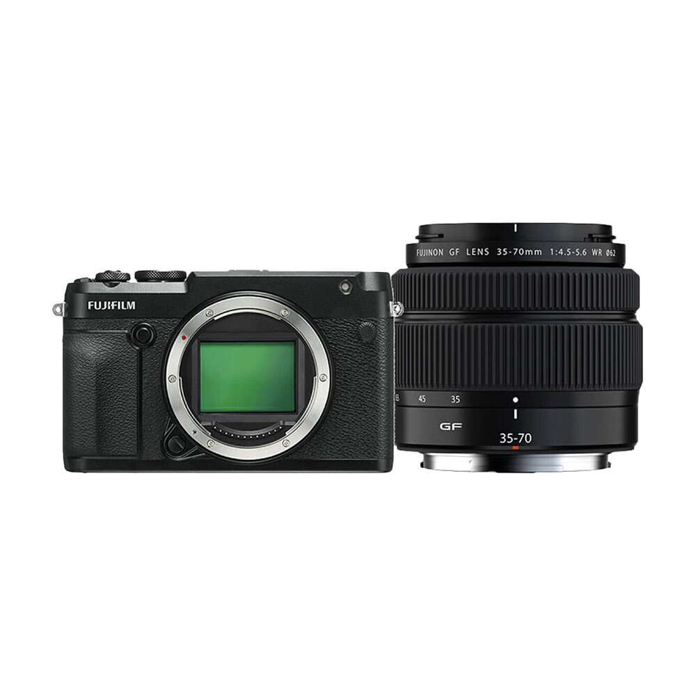 

Фотоаппарат Fujifilm GFX 50R + GF 35-70mm f/4.5-5.6 WR, черный
