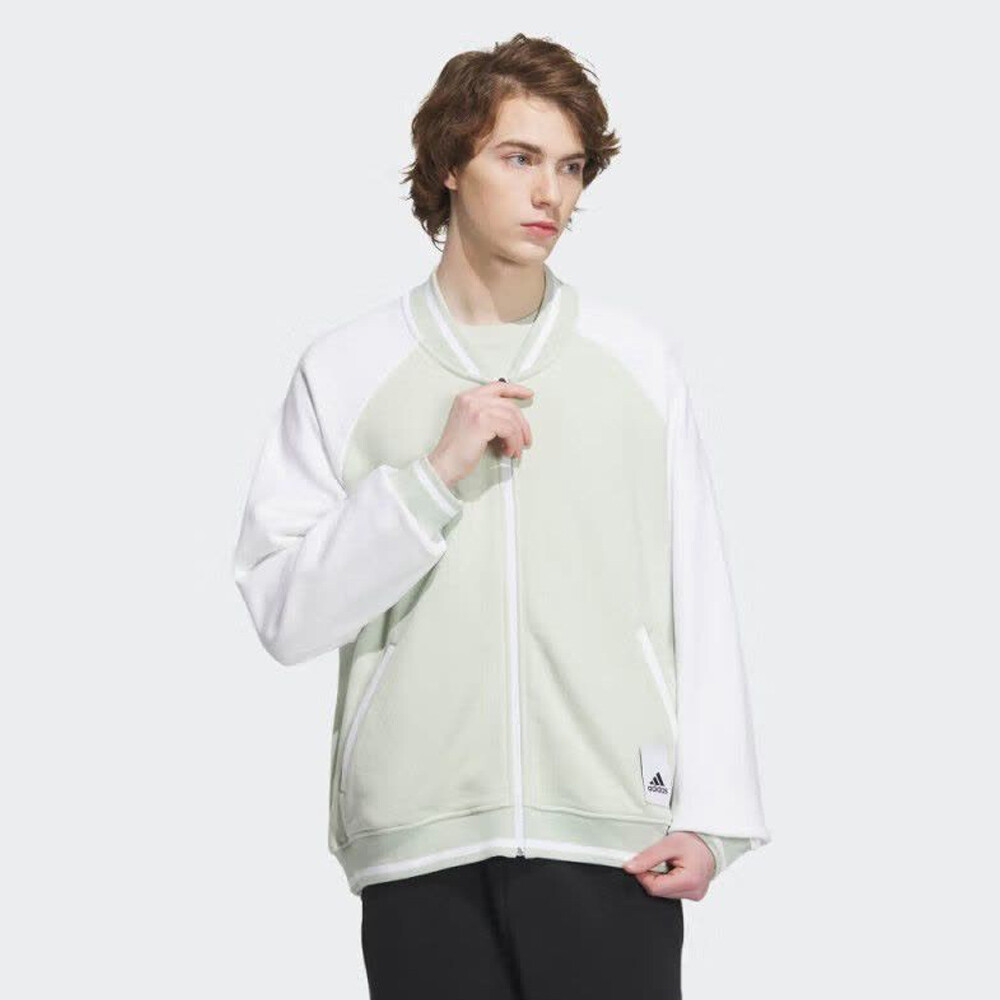 

Куртка Adidas, зеленый/белый