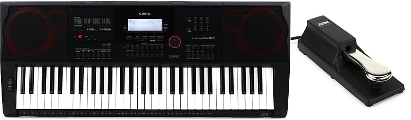 

Casio CT-X3000 61-клавишный портативный аранжировщик с сценическими стойками KSP100 Keyboard Sustain Pedal Casio + On-Stage CT-X3000=1 KSP100=1