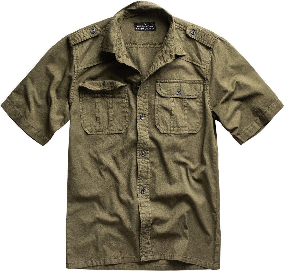 Рубашка Surplus M65 Basic Short Sleeve, оливковый