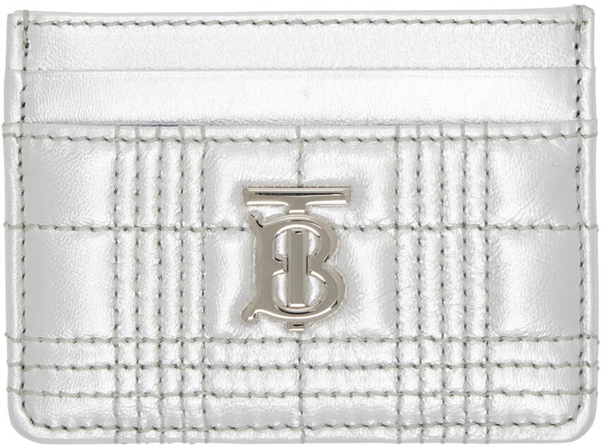 

Серебряный держатель для карт Лолы Burberry