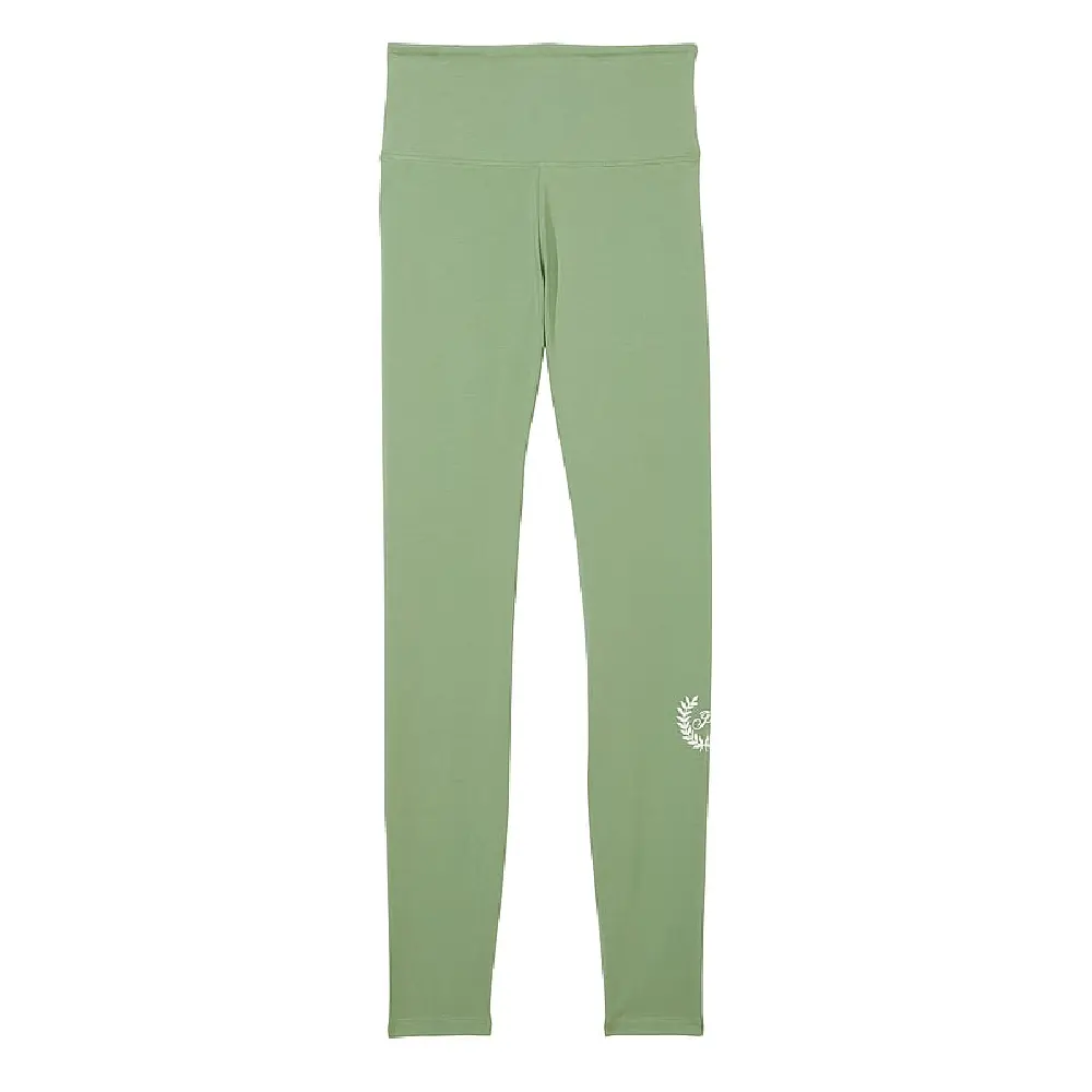 

Леггинсы Victoria's Secret Pink Cotton Mid-rise Foldover, зеленый