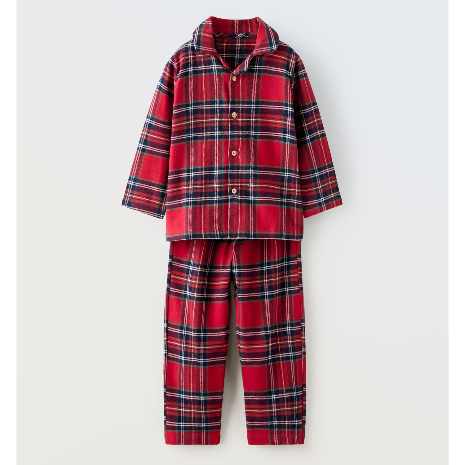 

Детская пижама Zara Check Flannel, красный
