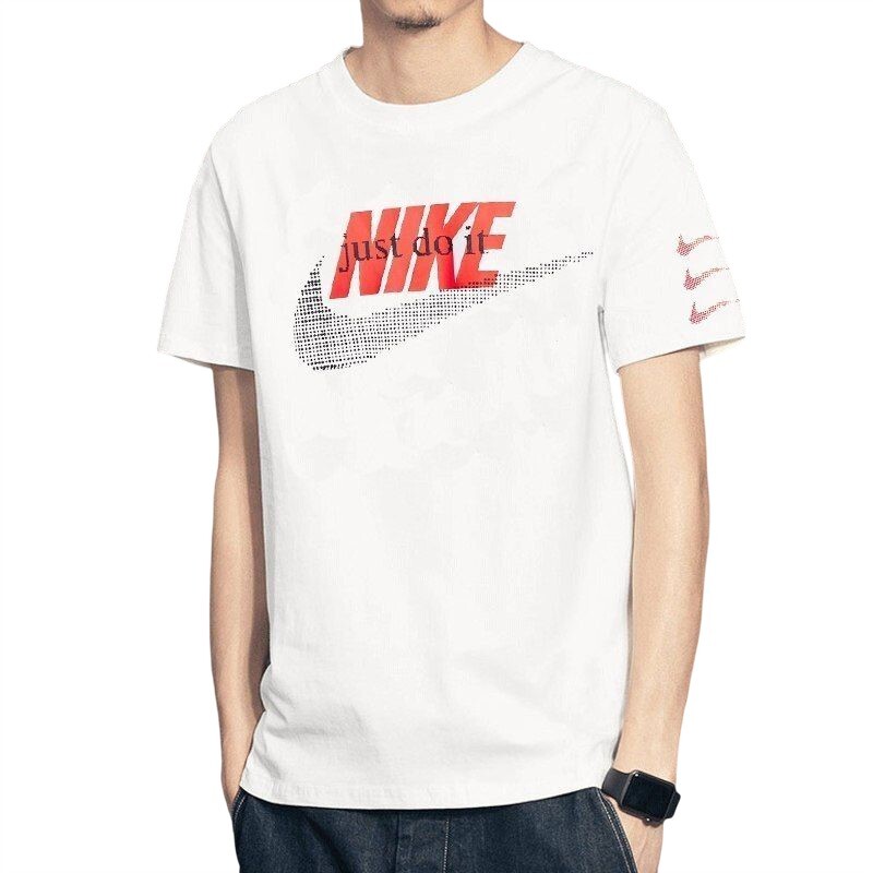 

Футболка Nike Retro Pattern Printing, белый