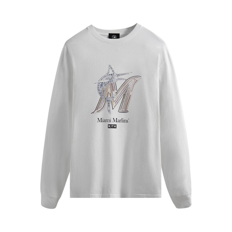 

Лонгслив Kith For Rachel Goatley Marlins Long-Sleeve Tee 'White', белый