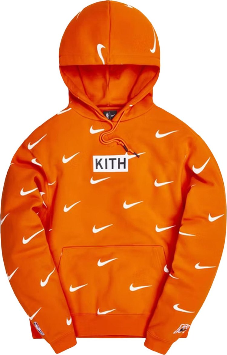 Худи Kith & Nike for New York Knicks AOP Hoodie Orange, оранжевый –  заказать из-за рубежа в «CDEK.Shopping»