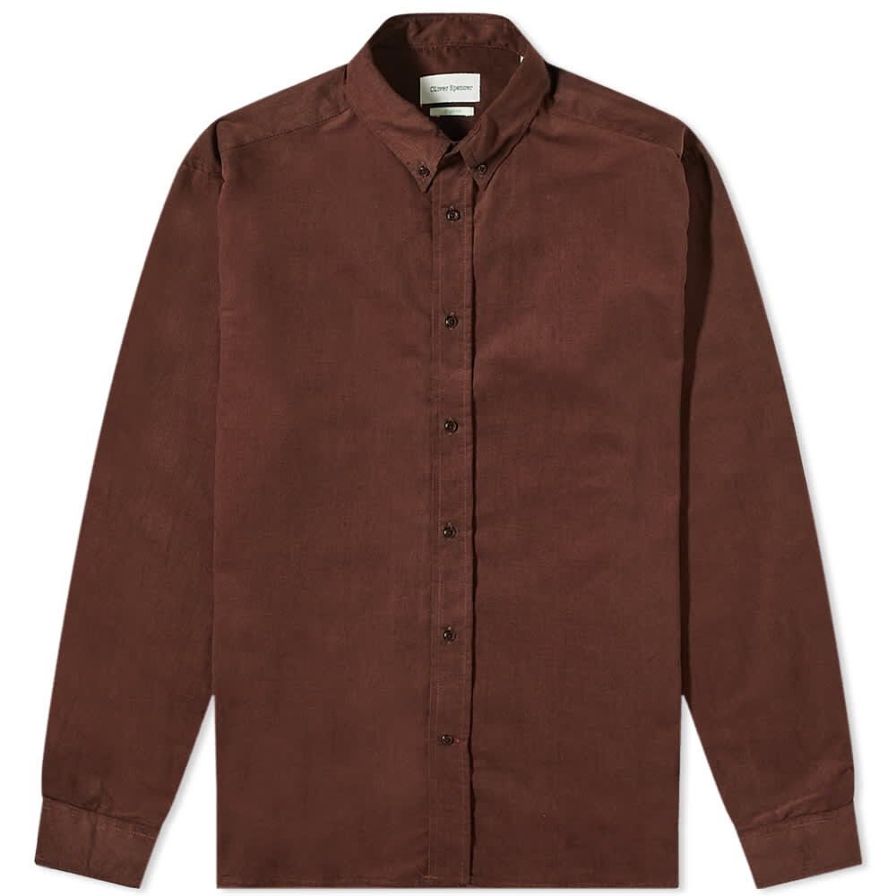 

Рубашка Oliver Spencer Cord Brook Button Down Shirt