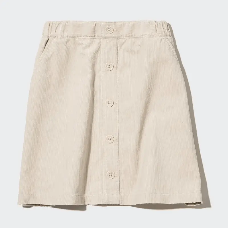 

Юбка Uniqlo Girls Corduroy, натуральный