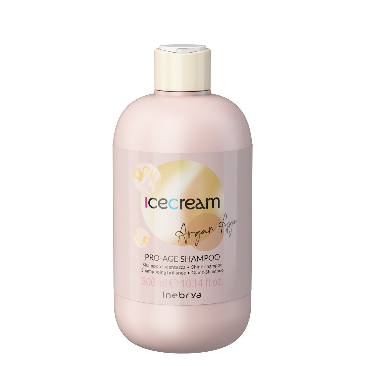 

Inebrya Ice Cream Argan Age сияющий шампунь с аргановым маслом 300мл