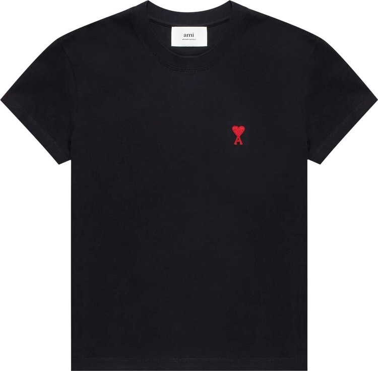 

Футболка Ami T-Shirt 'Black', черный