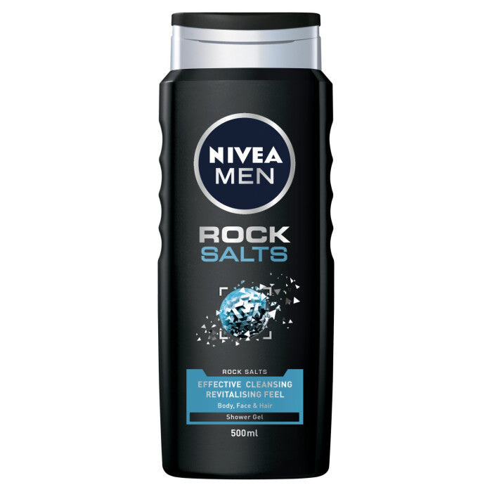 

Nivea Гель для душа Men Rock Salts для лица, тела и волос 500мл