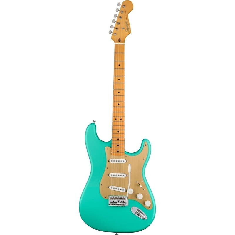 

Электрогитара Squier 40th Anniversary Stratocaster Vintage Edition, зеленая морская пена Squier 40th Anniversary Stratocaster Vintage Edition Electric Guitar