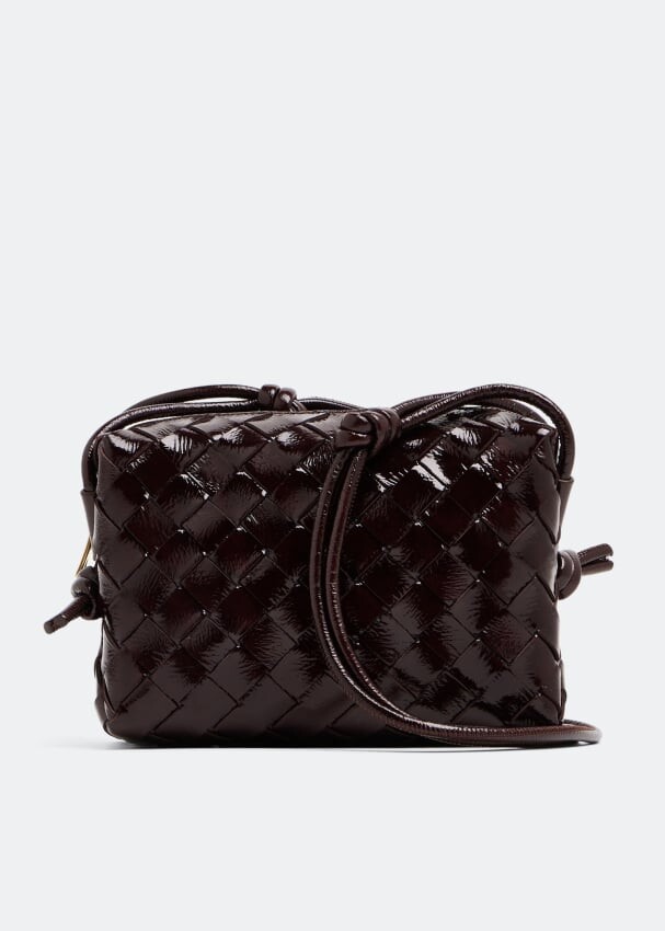 

Сумка кросс-боди BOTTEGA VENETA Mini Loop camera bag, бордовый