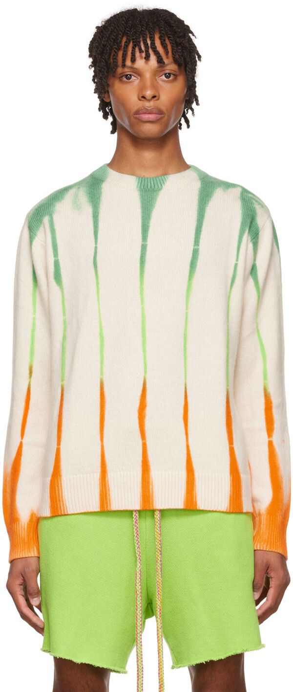 

Off-White кашемировый свитер The Elder Statesman, Белый