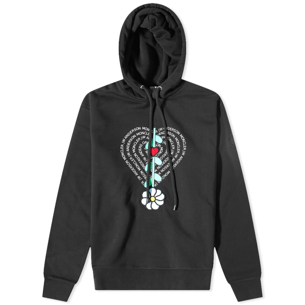

Толстовка Moncler Genius x J.W. Anderson Flower Hoody, Черный
