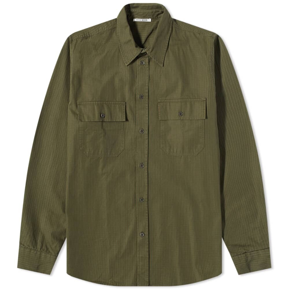 

Рубашка Wood Wood Avenir Nylon Overshirt