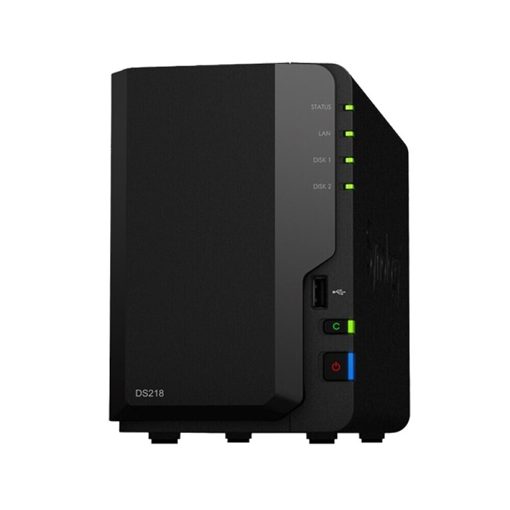 

Сетевое хранилище Synology DS218 с 2 отсеками