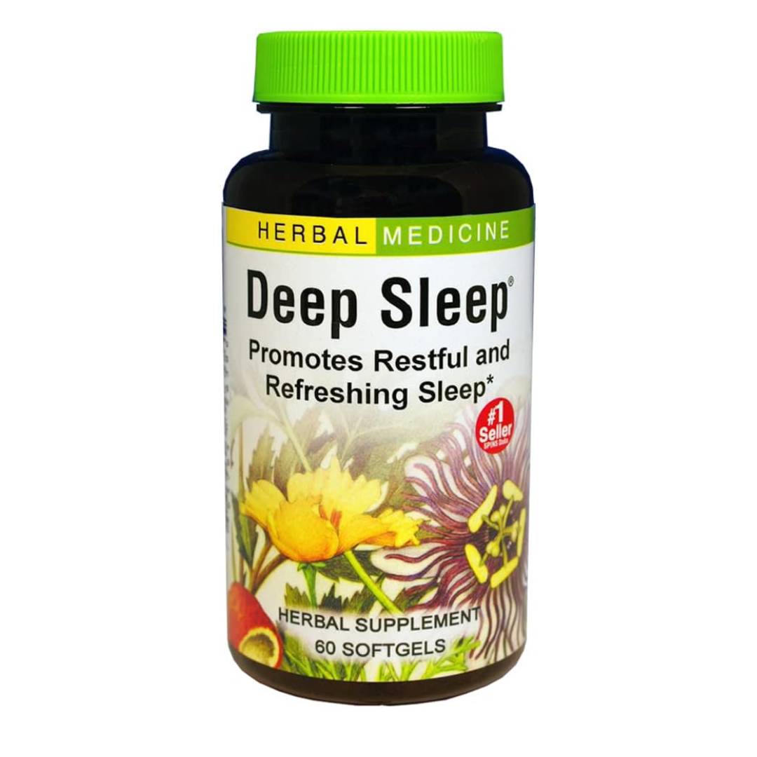Биологическая добавка для поддержания сна Herbs Etc., 60 капсул тоник для легких herbs etc 60 мягких таблеток herbs etc