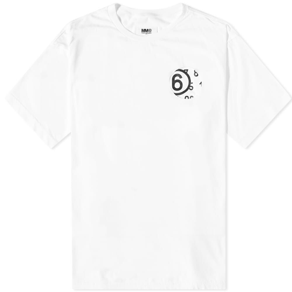 

Футболка MM6 Maison Margiela Chest Logo Tee, Белый