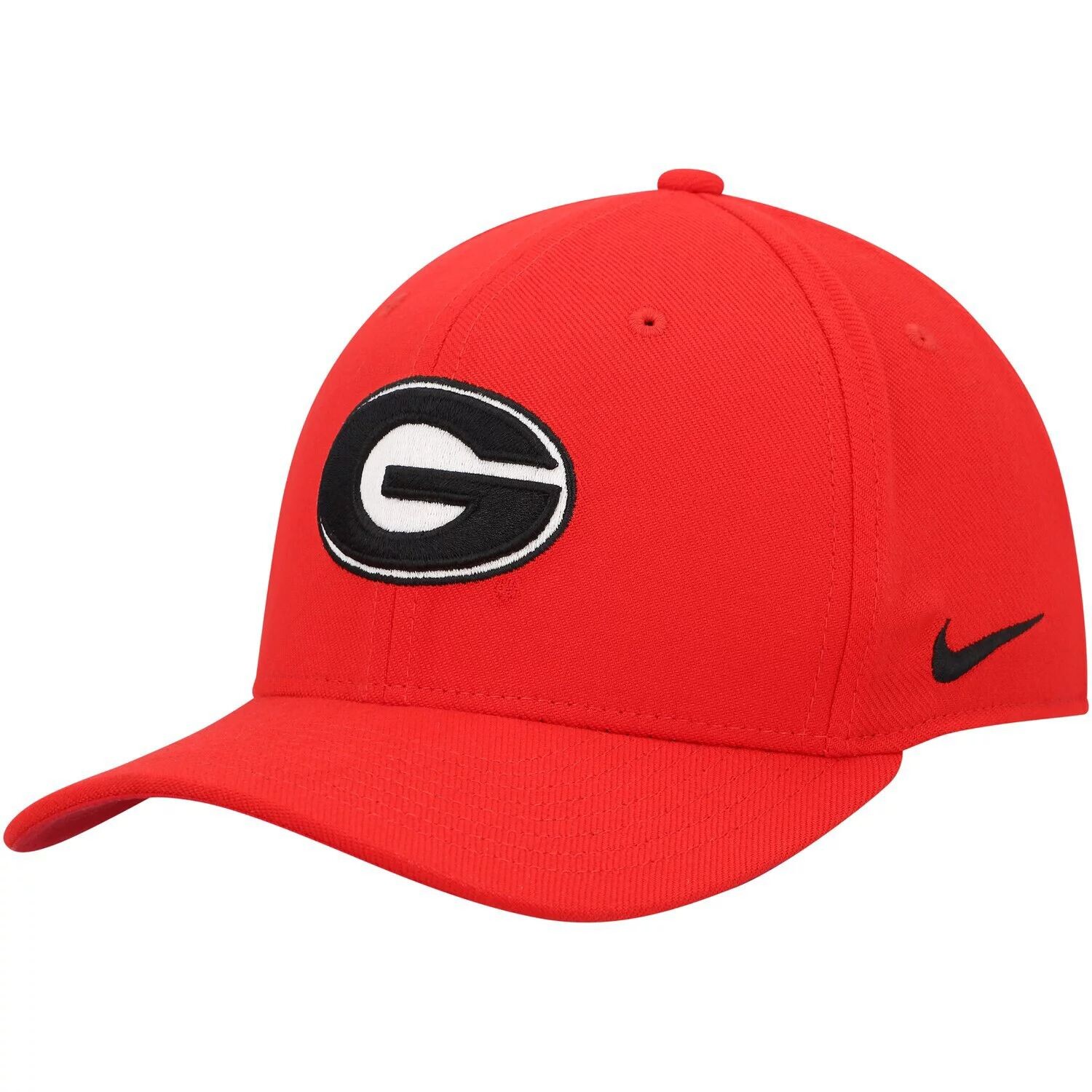 

Мужская кепка Nike Red Georgia Bulldogs Classic99 Swoosh Performance Flex