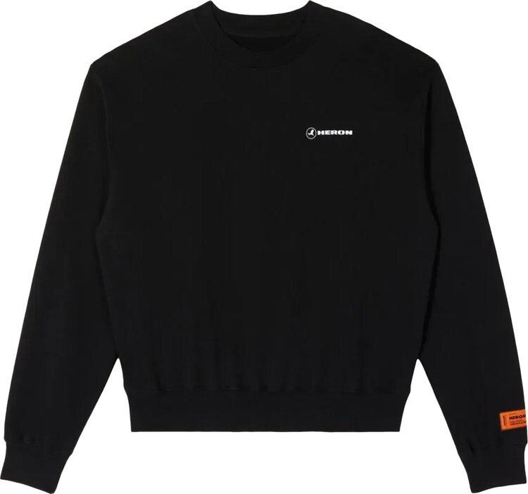 

Толстовка Heron Preston Tape Crewneck 'Black/White', черный