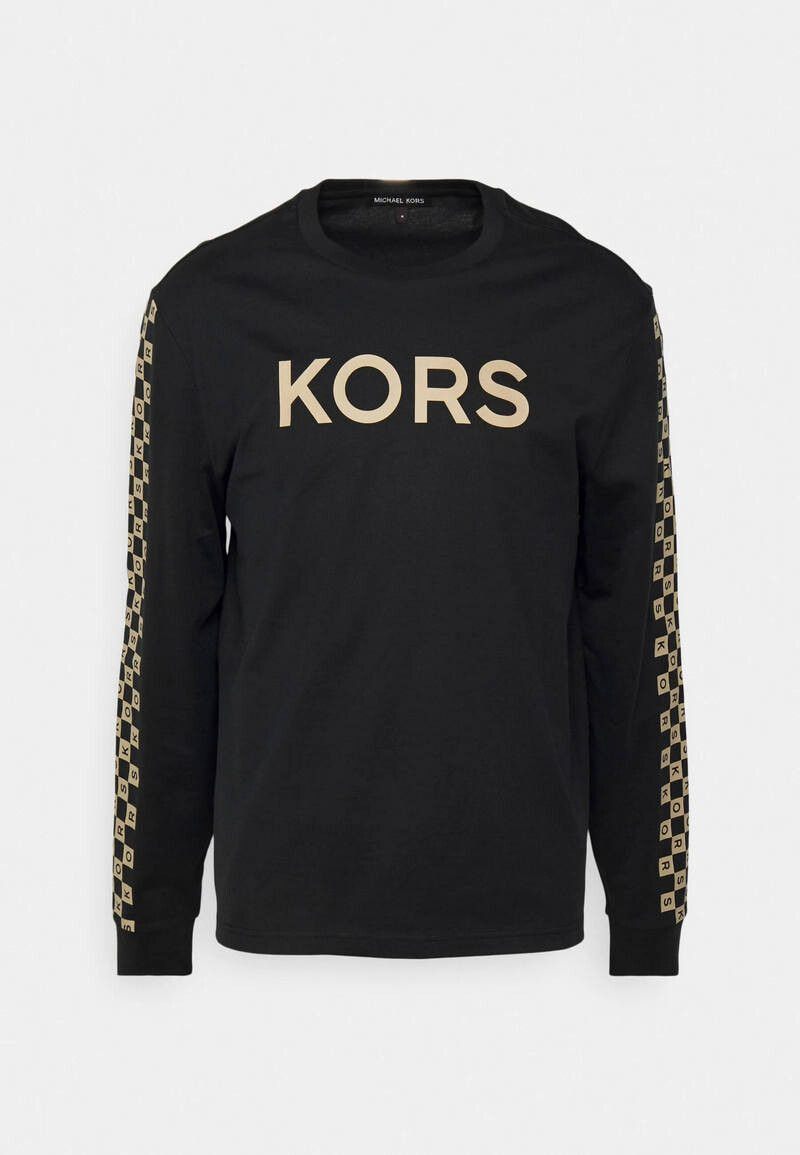 

Лонгслив Michael Kors Crew, черный