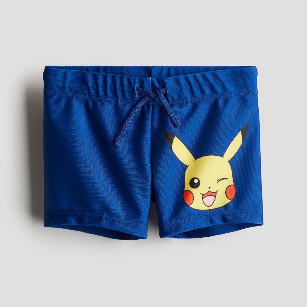 

Плавки H&M Kids Printed Pokémon, темно-синий