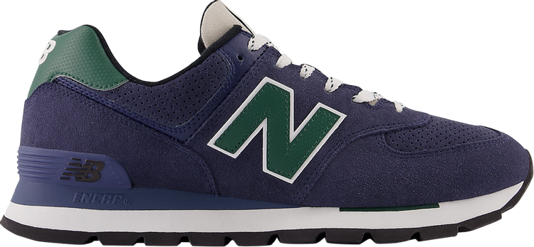 Кроссовки New Balance 574 Rugged 'Navy Green', серый - фото