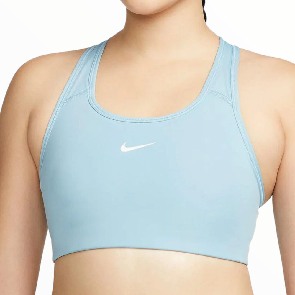 

Спортивный бюстгальтер Nike Swoosh Medium-Support 1-Piece Pad, голубой