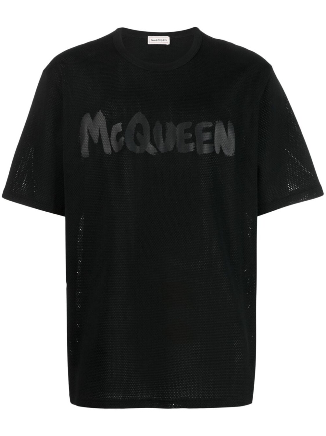 

Alexander McQueen футболка с логотипом, черный