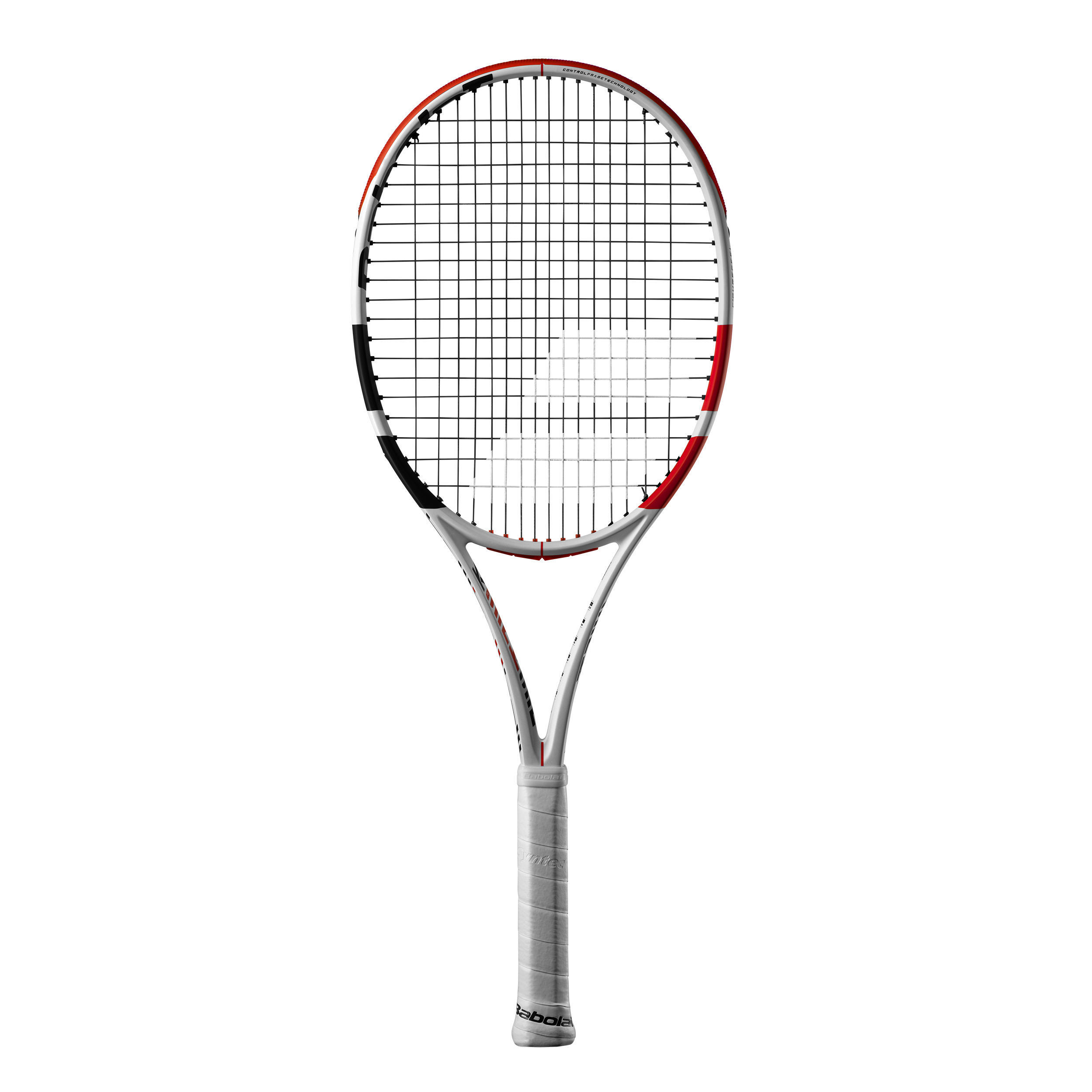 Теннисная ракетка Babolat - Pure Strike 100 бело-красная