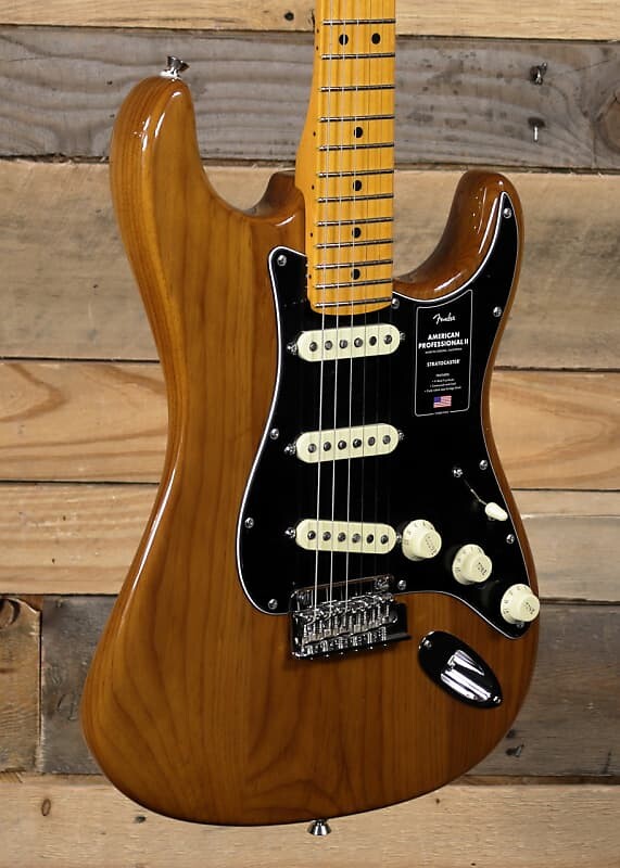 

Электрогитара Fender American Professional II Stratocaster Natural с корпусом и кленовой накладкой на гриф