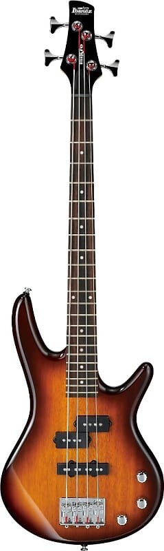 

Ibanez GSRM20BS 4-струнная электрическая бас-гитара с короткой мензурой, коричневый Sunburst
