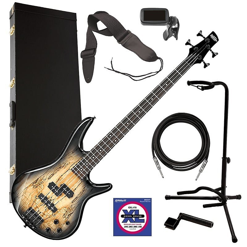 

Ibanez GSR200SM 4-струнная бас-гитара - Grey Burst ПОЛНЫЙ НАБОР БАСС