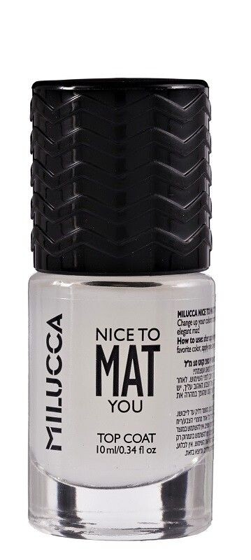 

Milucca Nice to Mat You Nail Top Coat пальто, 10 ml