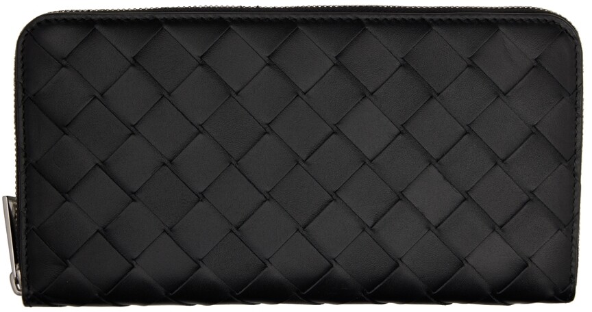 

Черный кошелек на молнии Bottega Veneta
