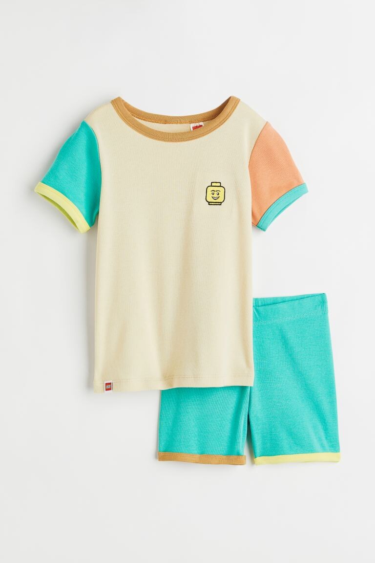 

Пижама из хлопкового джерси с принтом H&M