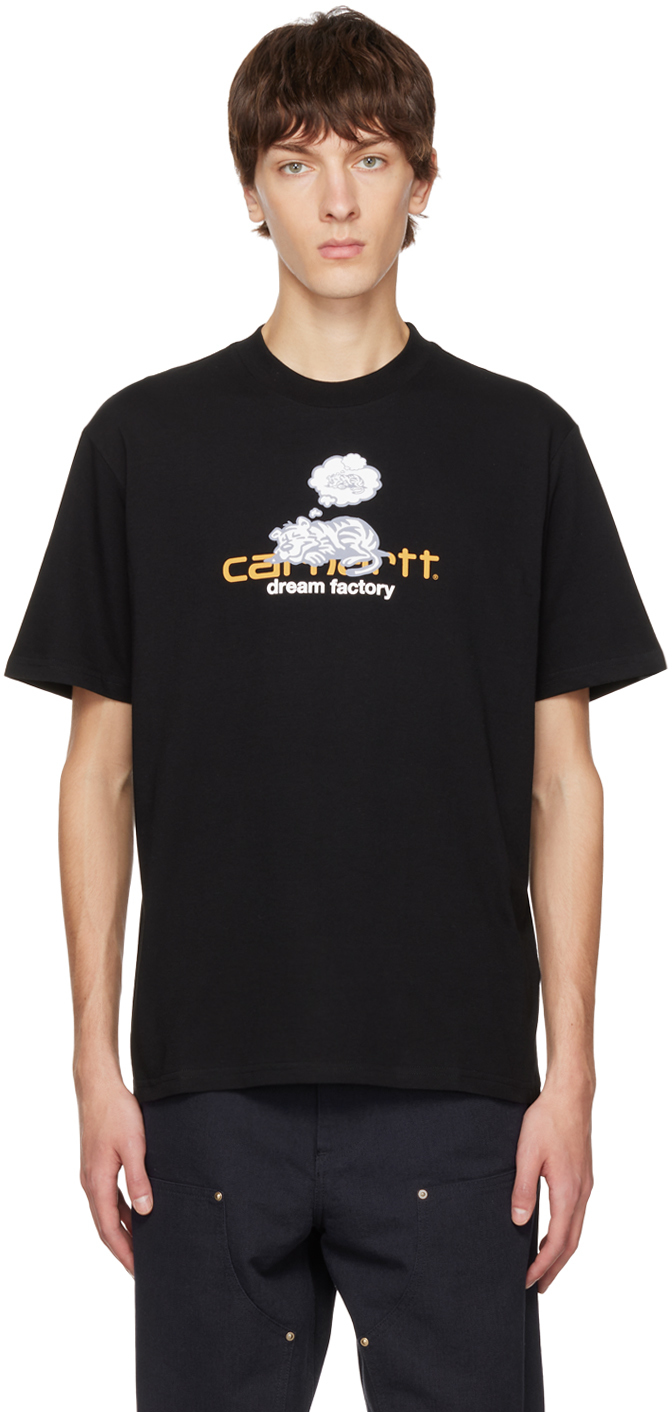 

Черная футболка \Фабрика грез\"" Carhartt Work In Progress