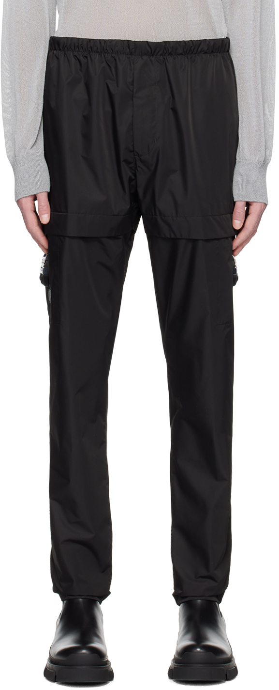 цена Черные брюки карго с пряжкой Givenchy