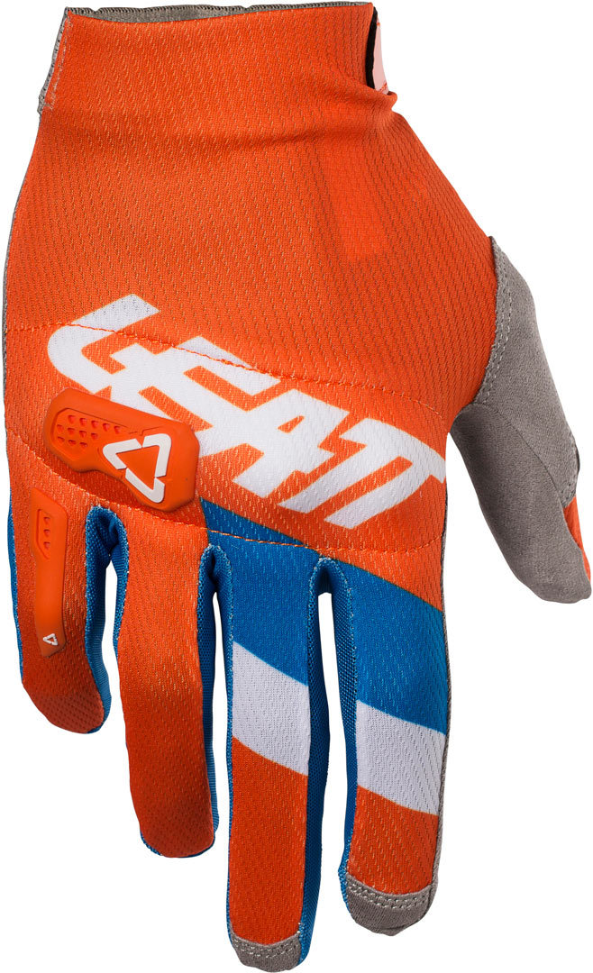 Перчатки Leatt GPX 3.5 Lite V20 для мотокросса, оранжево-синее