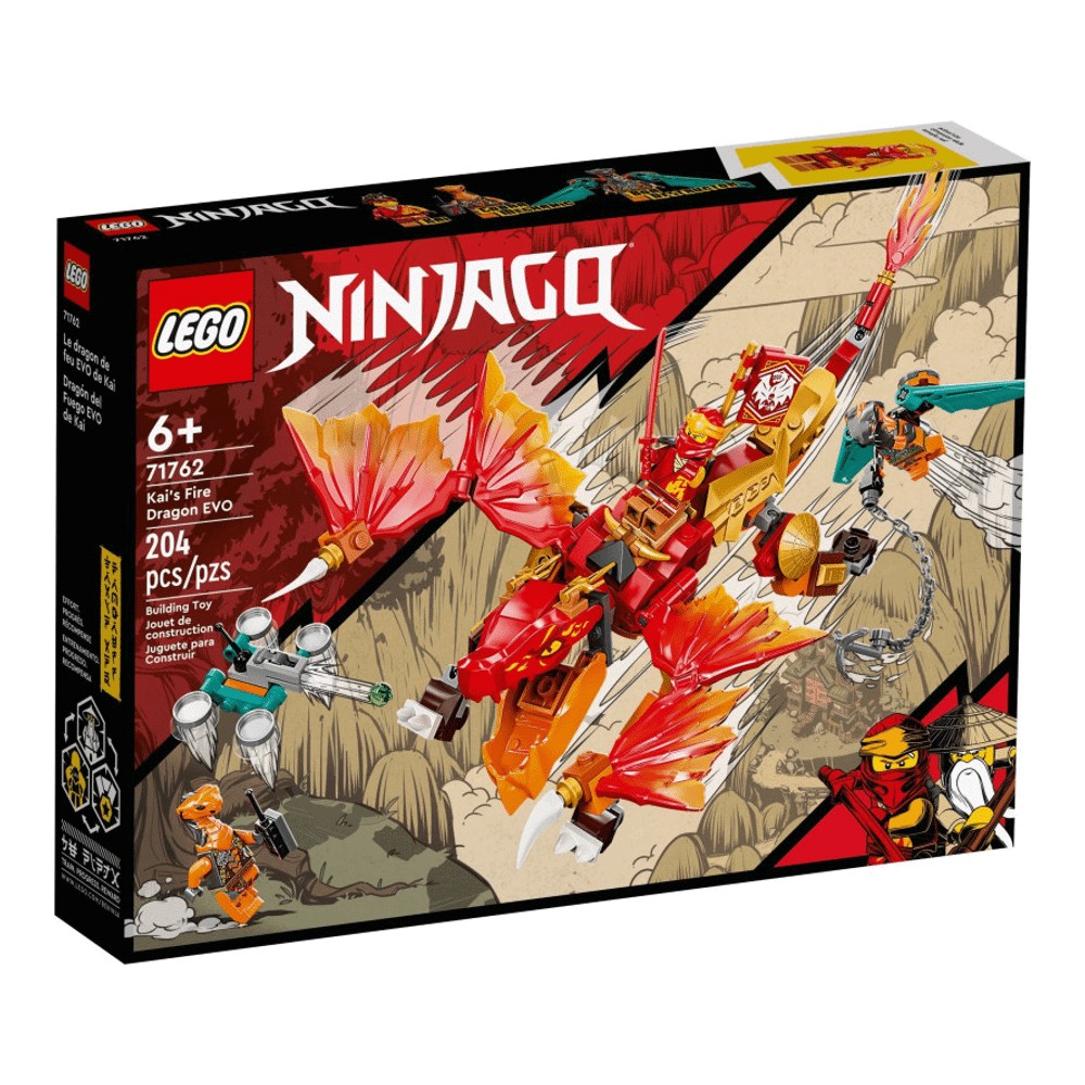 Конструктор LEGO Ninjago 71762 Огненный дракон ЭВО Кая конструктор lego ninjago огненный дракон эво кая