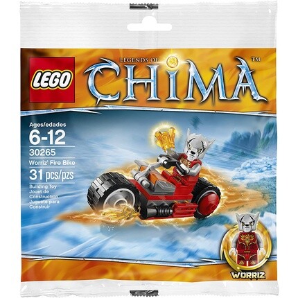 

Конструктор Lego 30265 Worriz Fire Bike Legends Of Chima