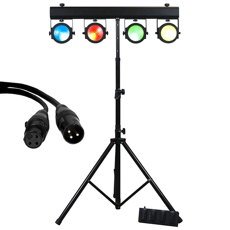 

Система ADJ Dotz TPar Система RGB COB Par с подставкой, мягким футляром для переноски и кабелем American DJ DOT442