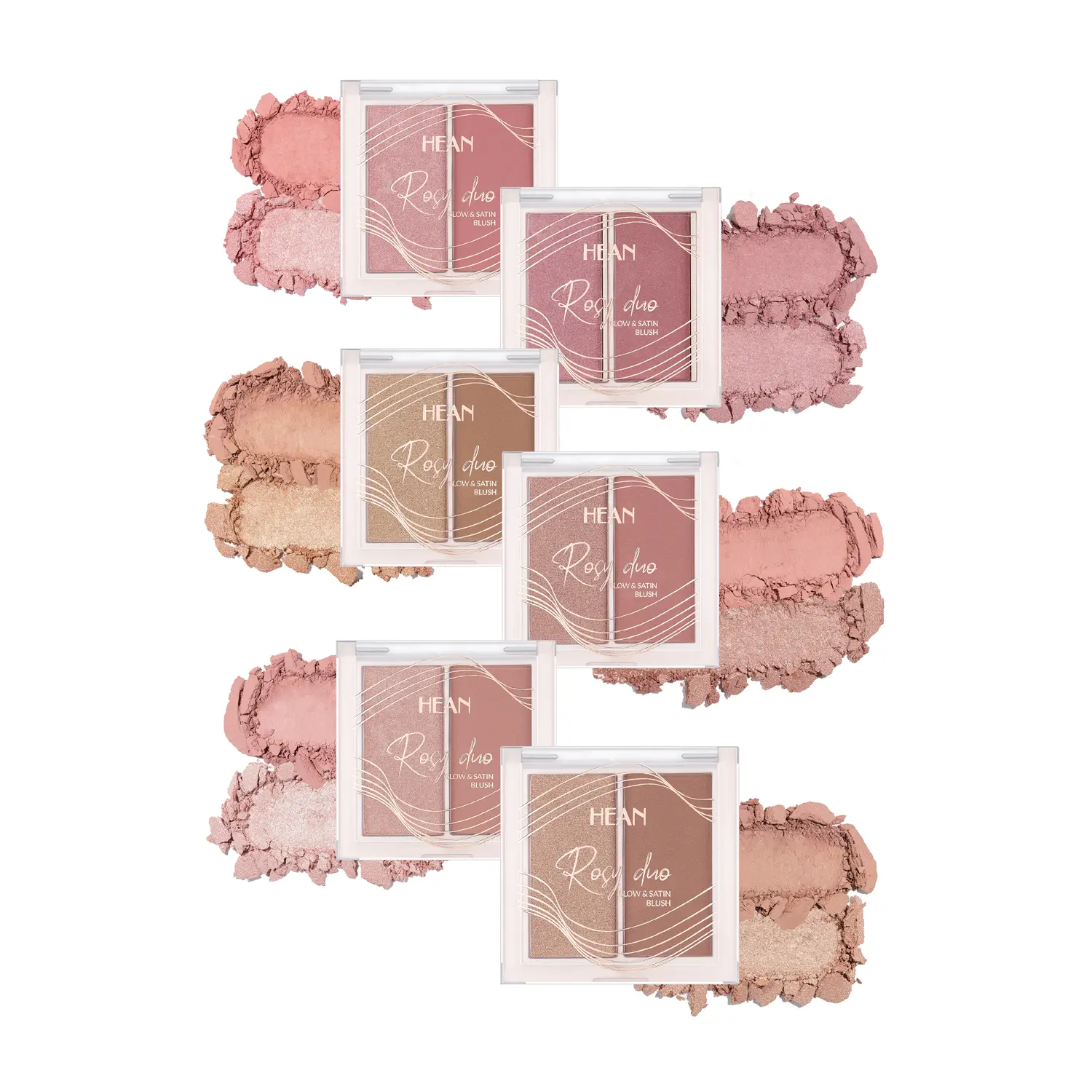 

Hean Rosy Duo румяна RD01, 4 г